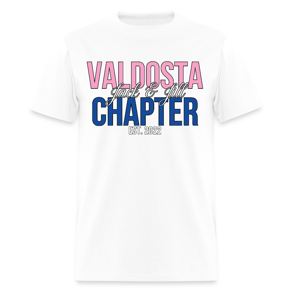 Valdosta Chapter of Jack and Jill (Pink & Blue) Unisex T-Shirt - white