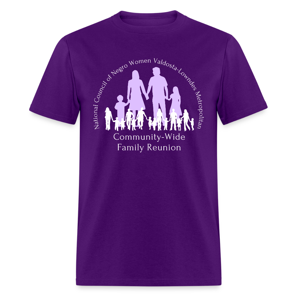 2025 NCNW Valdosta-Lowndes Community-Wide Family Reunion Unisex T-Shirt - purple