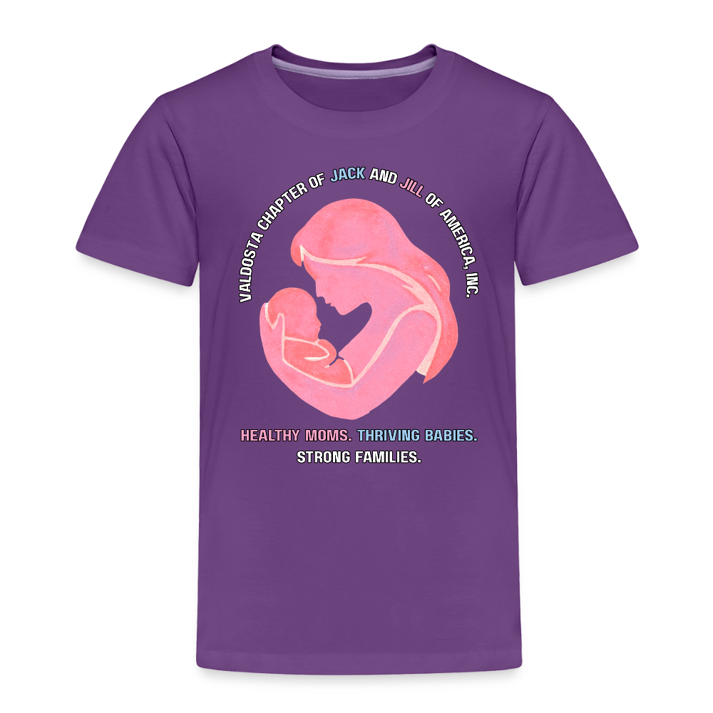 JJOA March of Dimes Toddler Premium T-Shirt - purple