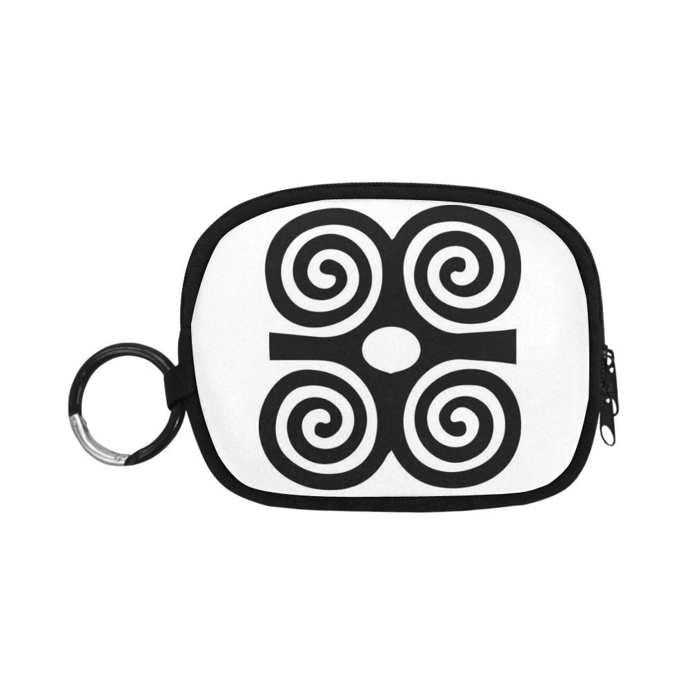 Rams Horns Strength Symbol Coin Purse - Chocolate Ancestor
