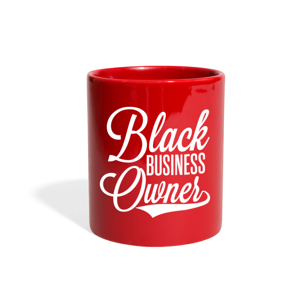 Black Business Owner Full Color Mug - Chocolate Ancestor