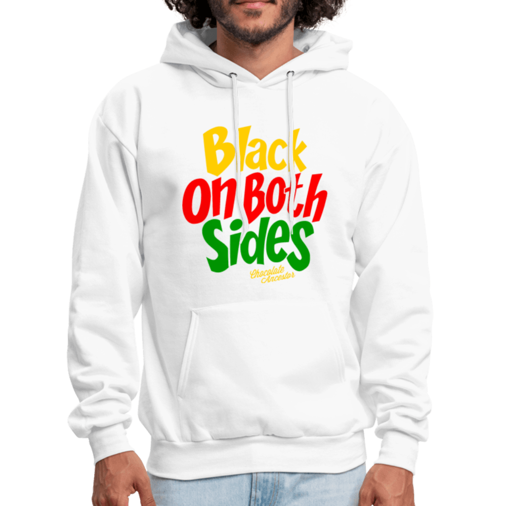 Black on Both Sides (YRG) Hoodie (Style 2) - Chocolate Ancestor