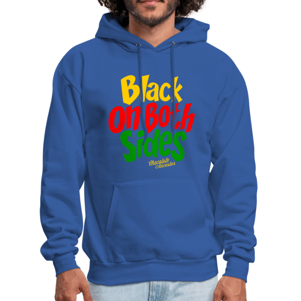 Black on Both Sides (YRG) Hoodie (Style 2) - Chocolate Ancestor