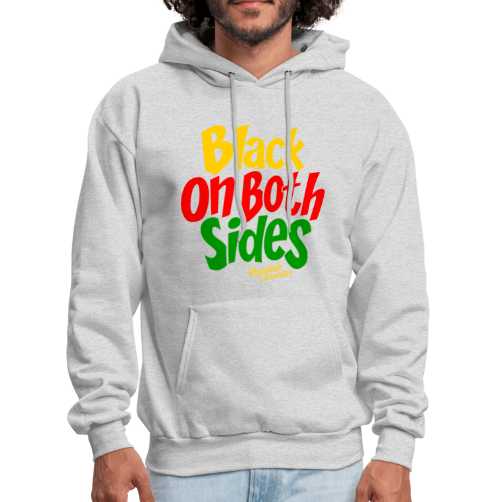 Black on Both Sides (YRG) Hoodie (Style 2) - Chocolate Ancestor