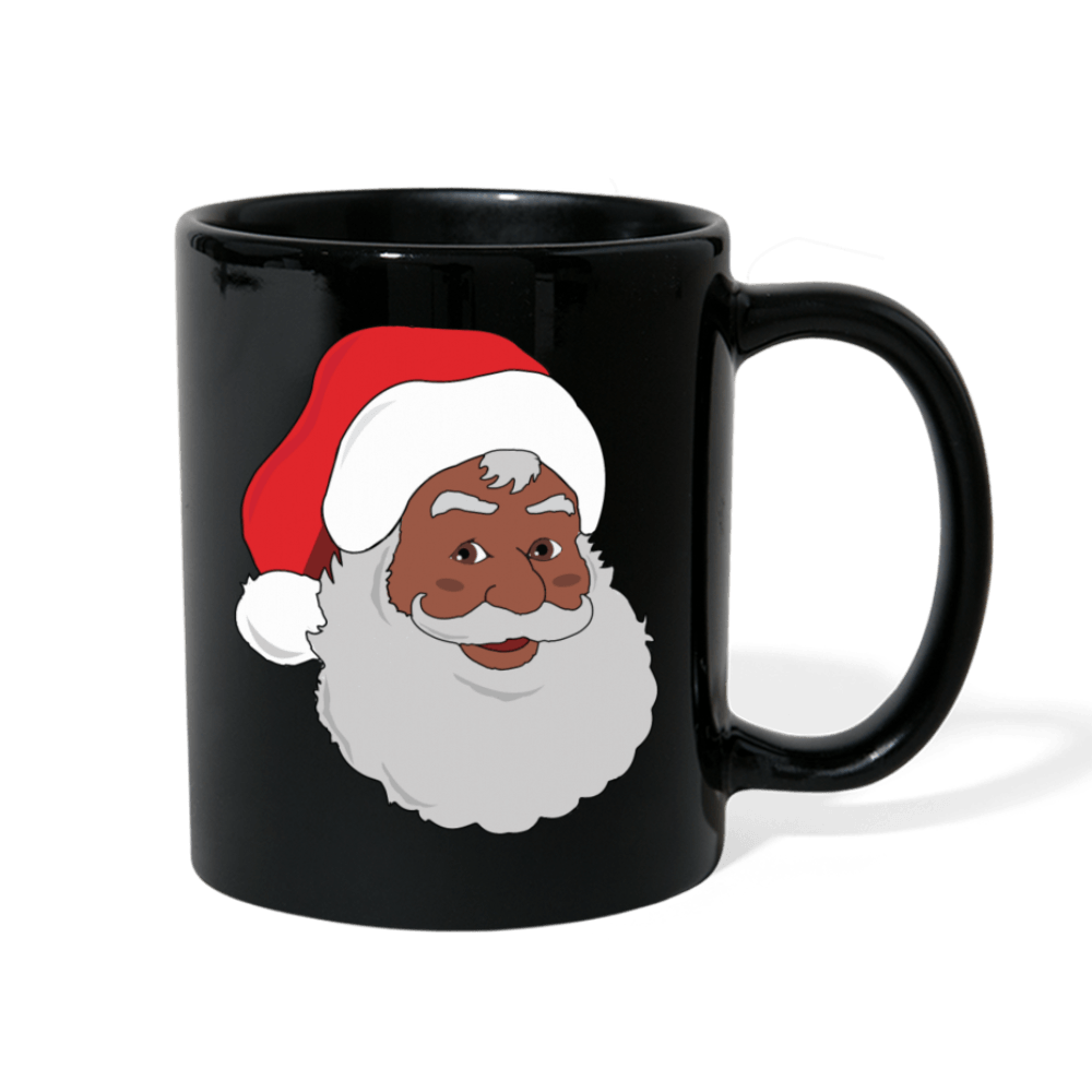 Black Santa Full Color Mug - Chocolate Ancestor