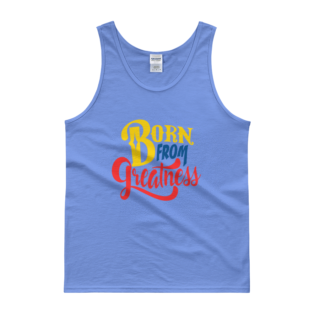 Born From Greatness (Color) Unisex Tank top - Chocolate Ancestor