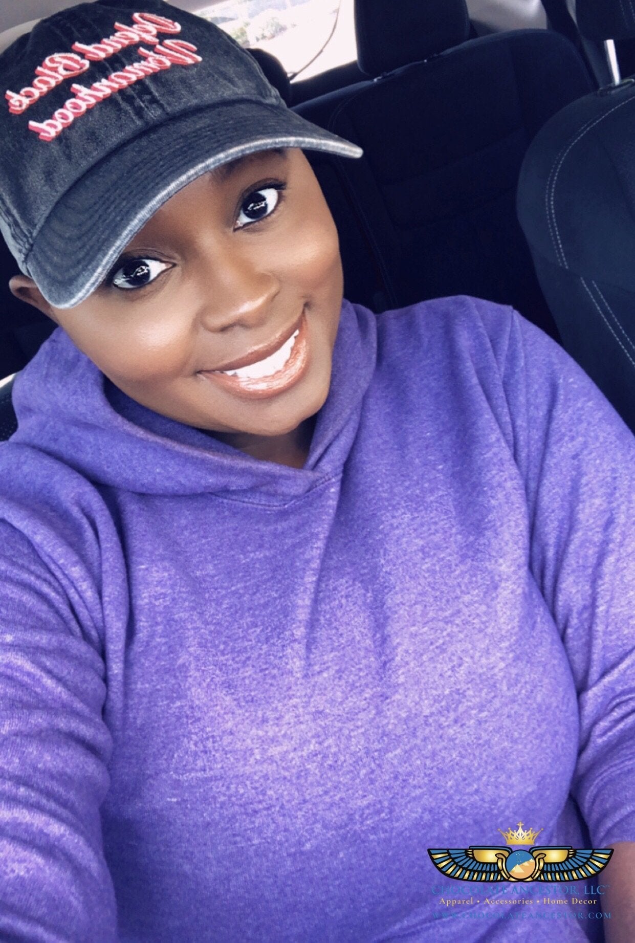 Defend Black Womanhood Vintage Cotton Twill Cap - Chocolate Ancestor