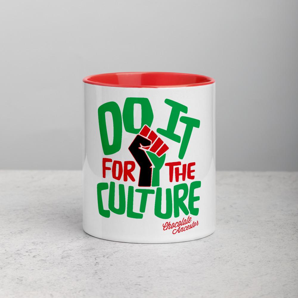 Do it for the Culture Mug with Color Inside - Chocolate Ancestor