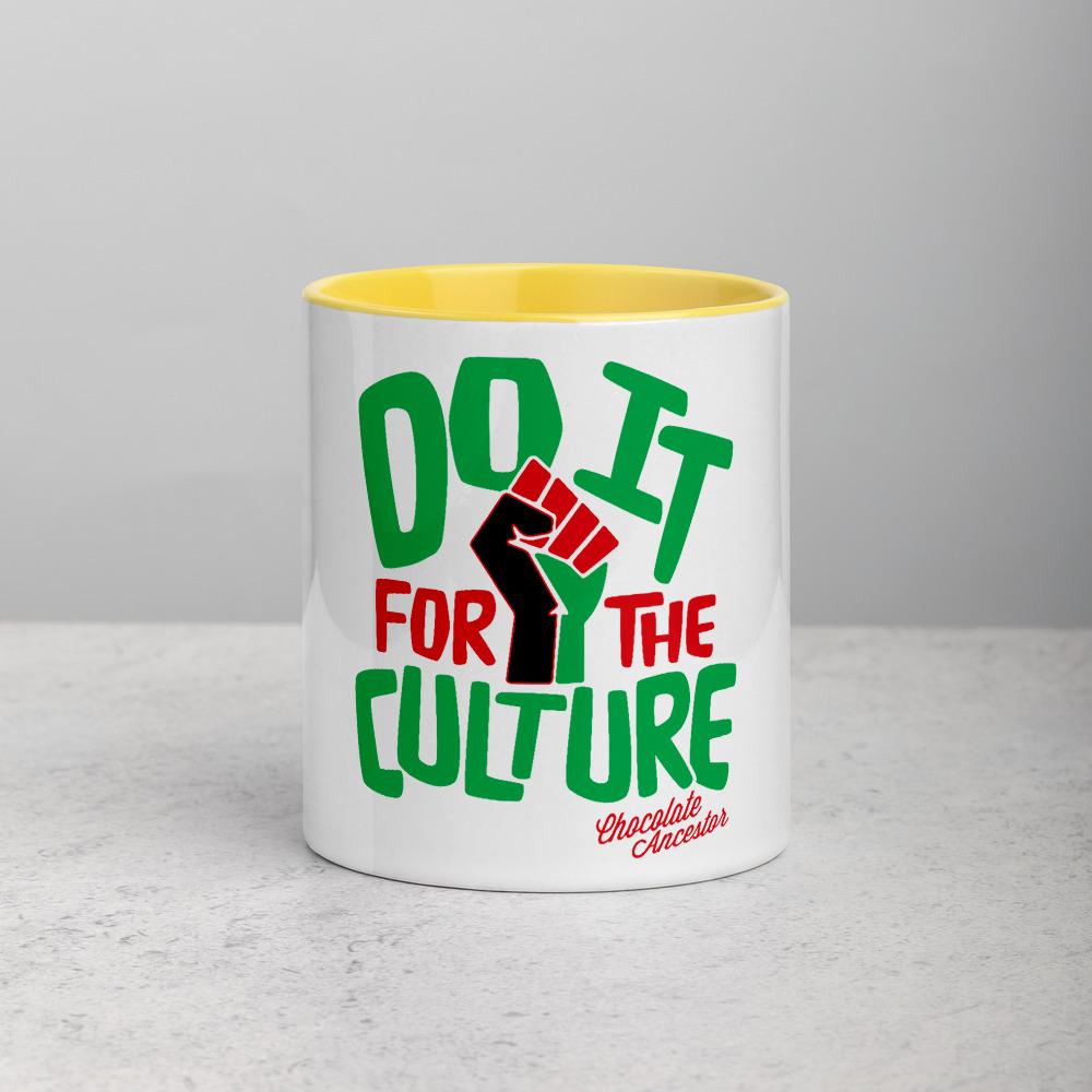 Do it for the Culture Mug with Color Inside - Chocolate Ancestor