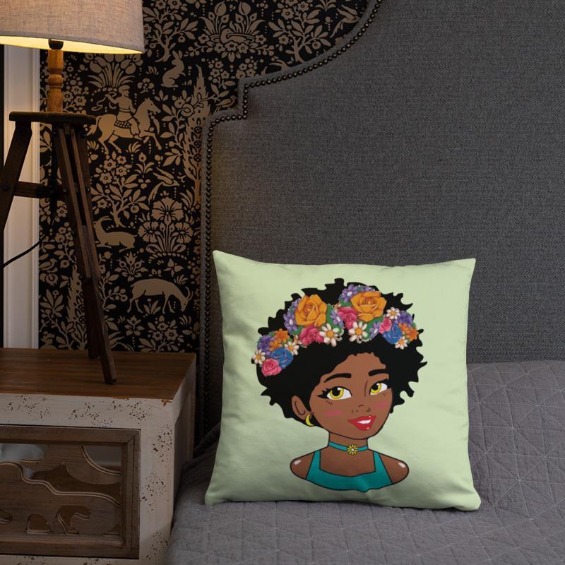 Filter Diva Square Pillow - Chocolate Ancestor
