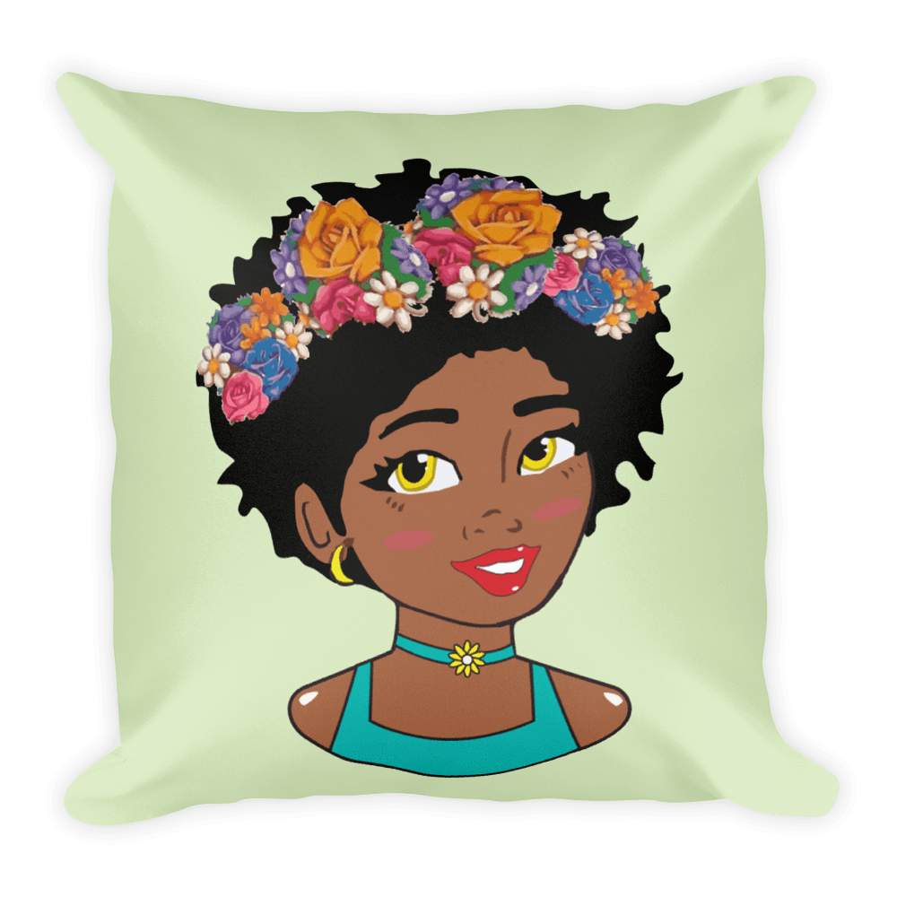 Filter Diva Square Pillow - Chocolate Ancestor