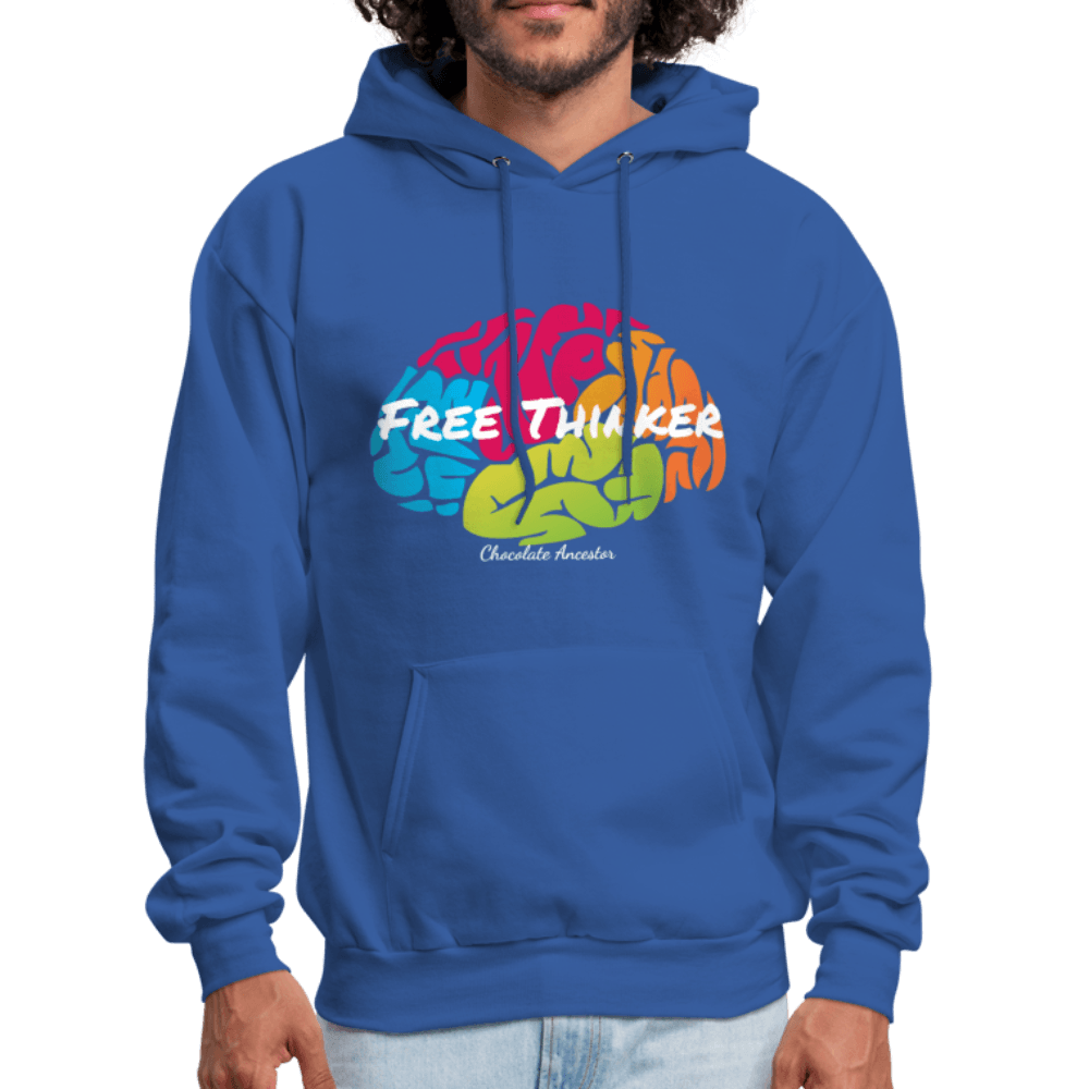 Free Thinker Unisex Hoodie (Style 2) - Chocolate Ancestor