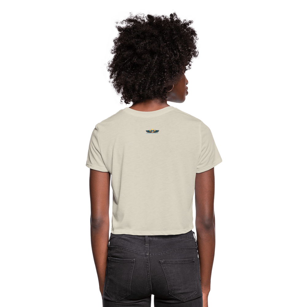 I am Black History Women's Crop Top (Style 2) - Chocolate Ancestor
