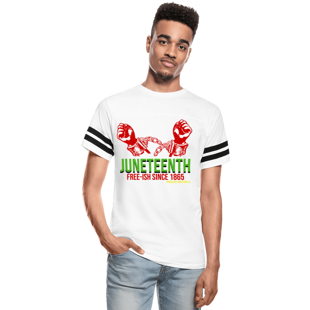 Juneteenth Free-ish Since 1865 Unisex Vintage Sport T-Shirt - Chocolate Ancestor