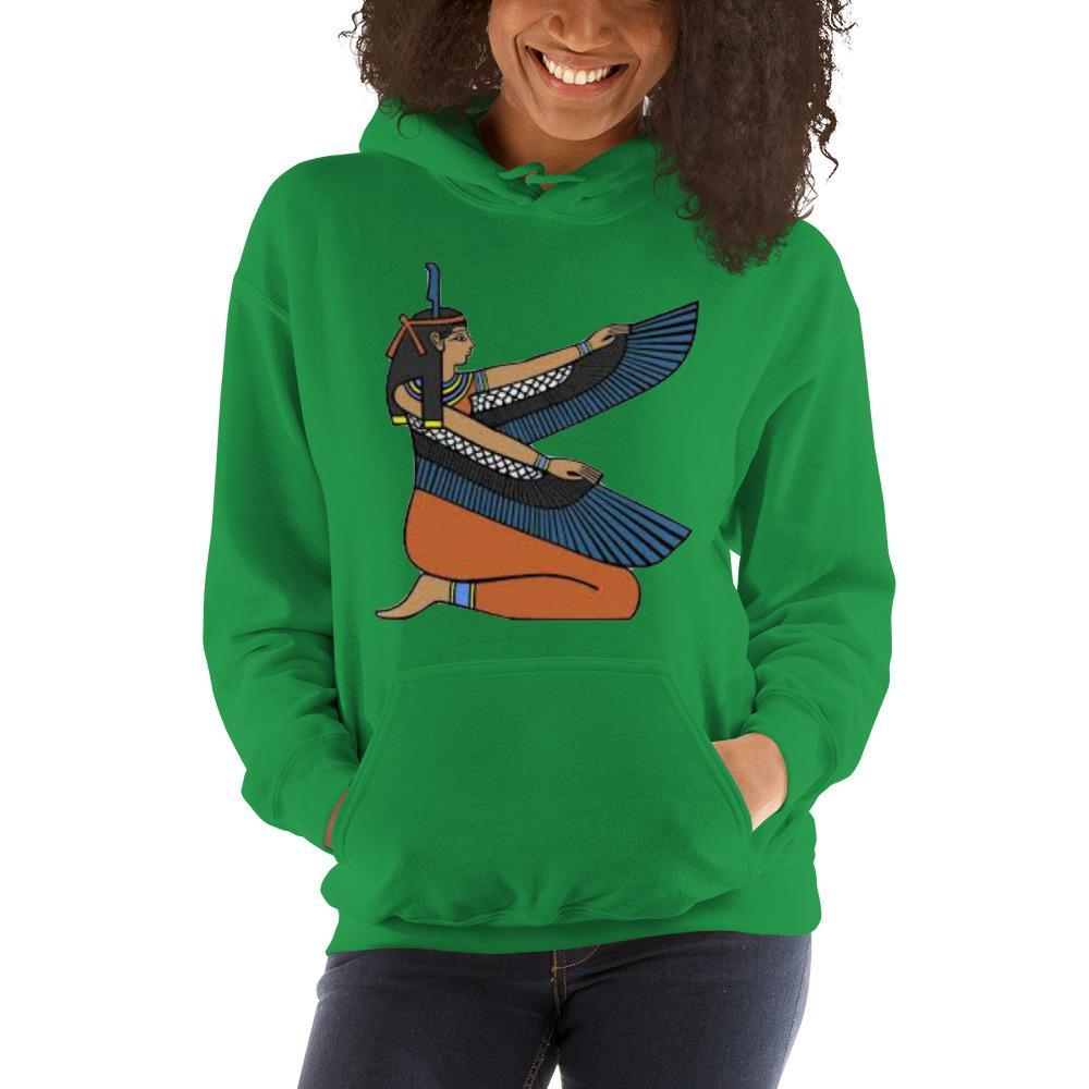 Ma'at Unisex Hooded Sweatshirt - Chocolate Ancestor