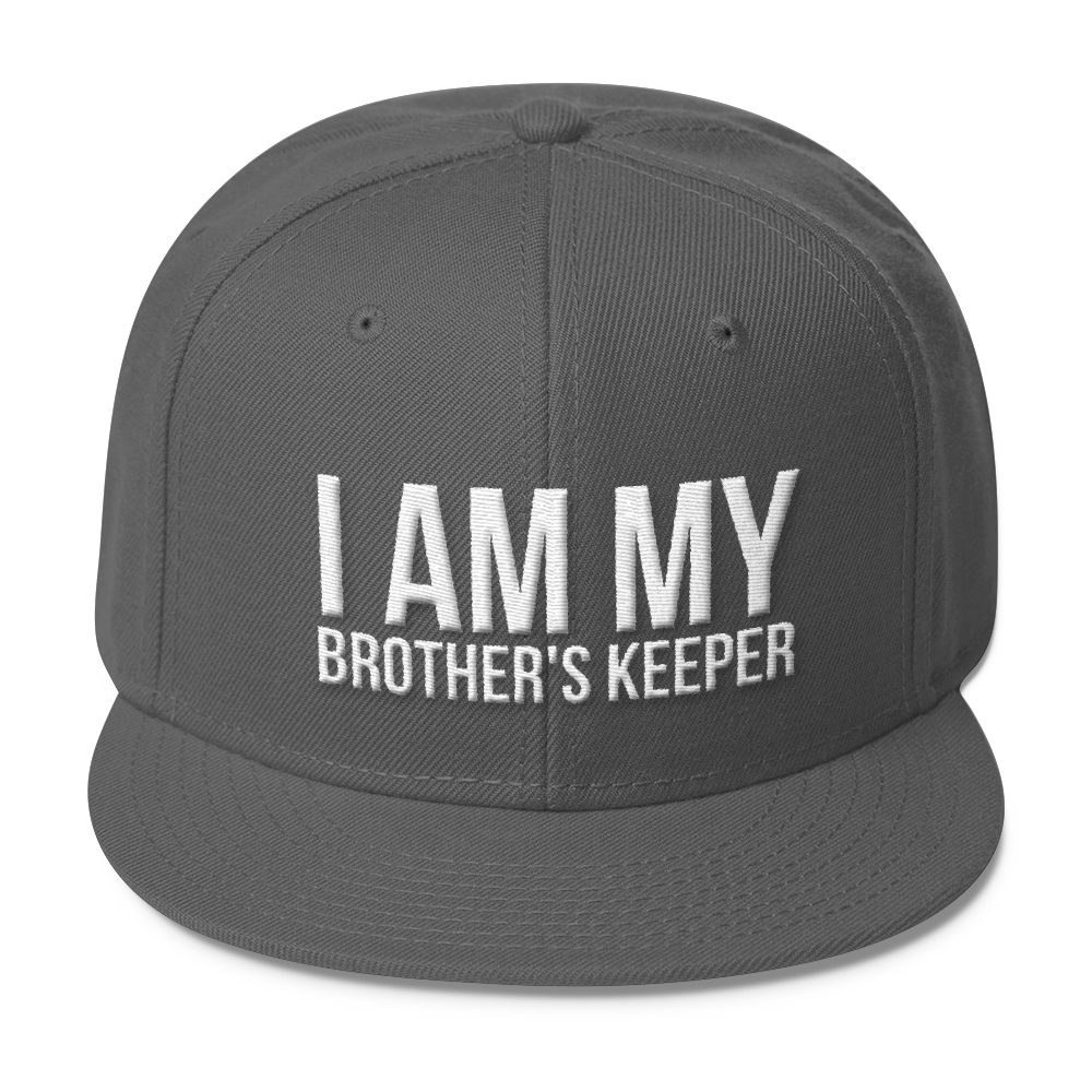 I Am My Brother's Keeper Wool Blend Snapback - Chocolate Ancestor