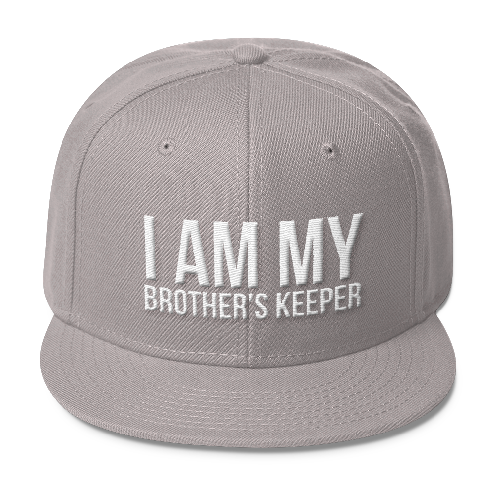 I Am My Brother's Keeper Wool Blend Snapback - Chocolate Ancestor