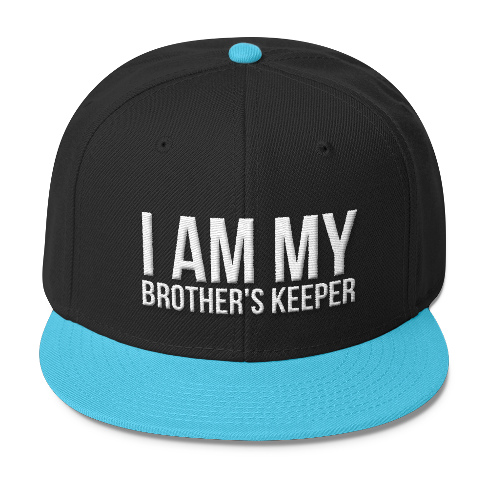 I Am My Brother's Keeper Wool Blend Snapback - Chocolate Ancestor
