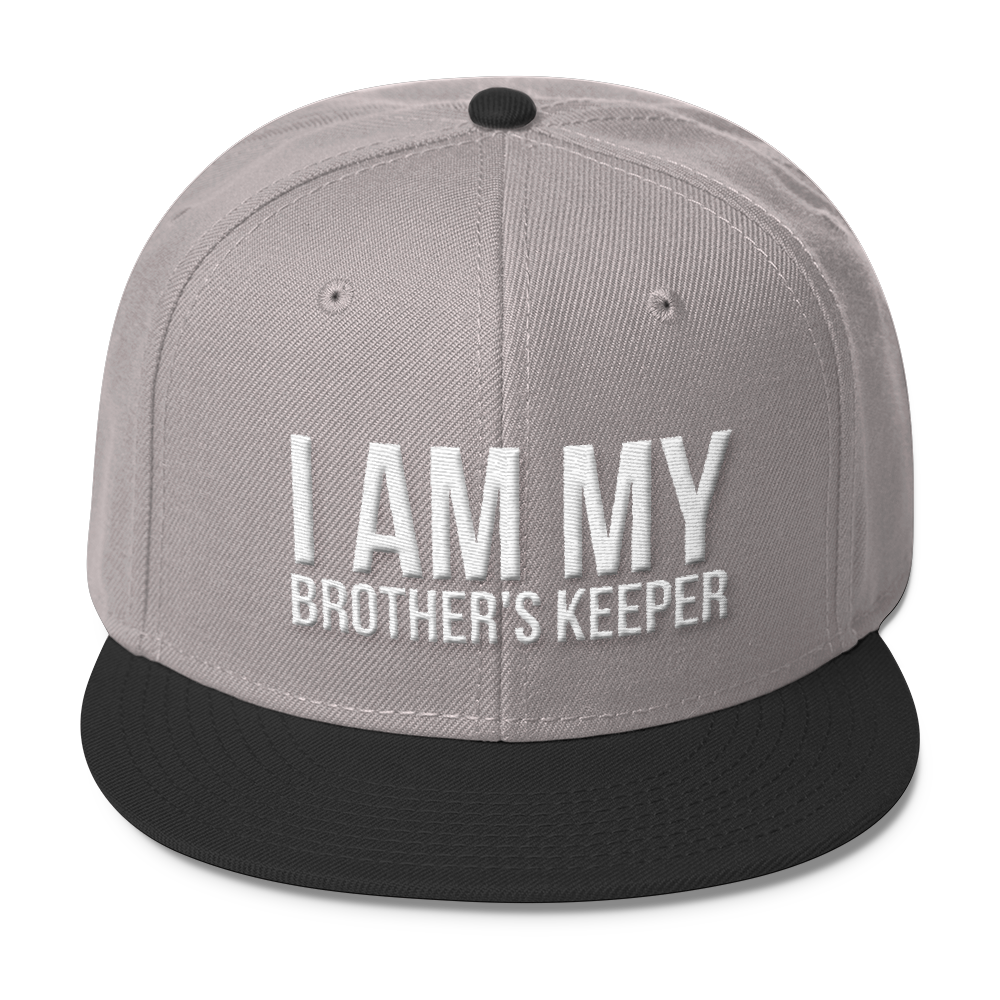 I Am My Brother's Keeper Wool Blend Snapback - Chocolate Ancestor