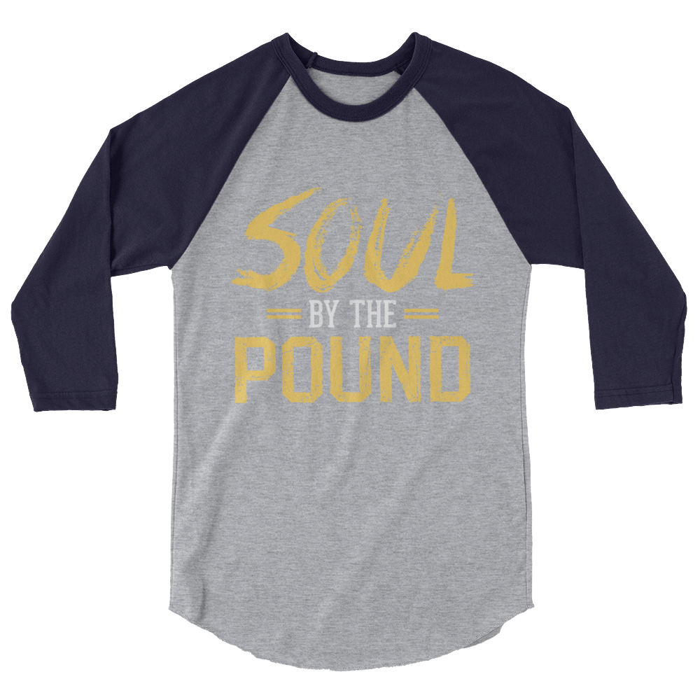 Soul by the Pound 3/4 sleeve raglan unisex shirt - Chocolate Ancestor
