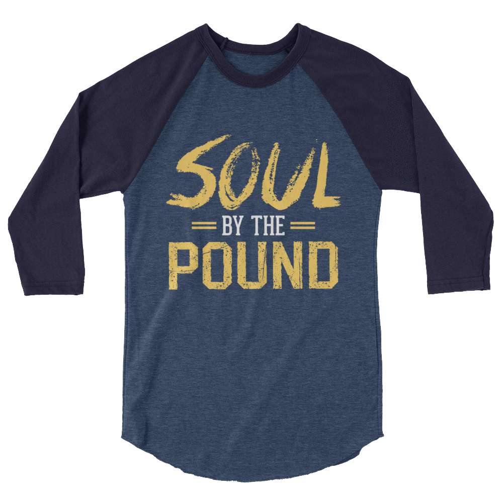 Soul by the Pound 3/4 sleeve raglan unisex shirt - Chocolate Ancestor
