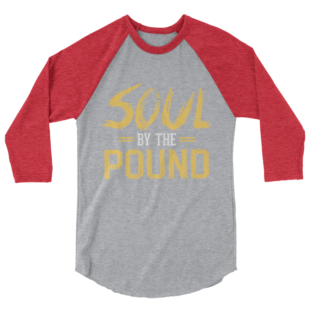 Soul by the Pound 3/4 sleeve raglan unisex shirt - Chocolate Ancestor