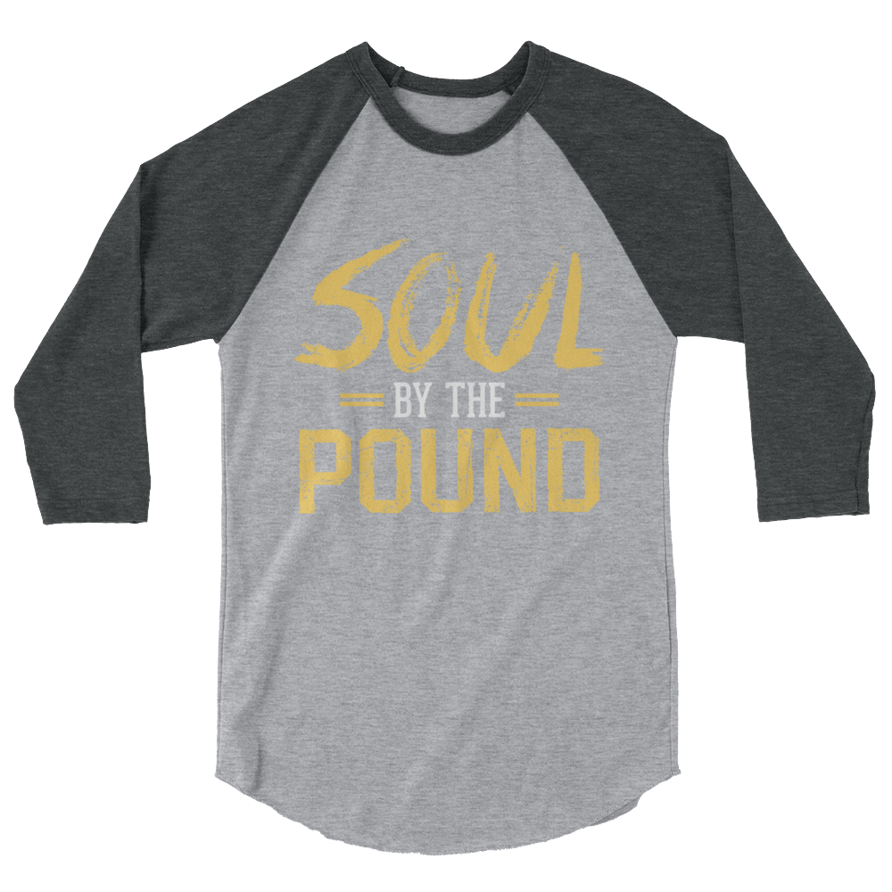 Soul by the Pound 3/4 sleeve raglan unisex shirt - Chocolate Ancestor