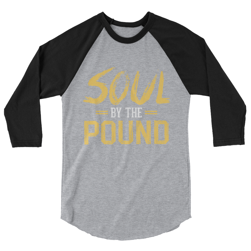 Soul by the Pound 3/4 sleeve raglan unisex shirt - Chocolate Ancestor