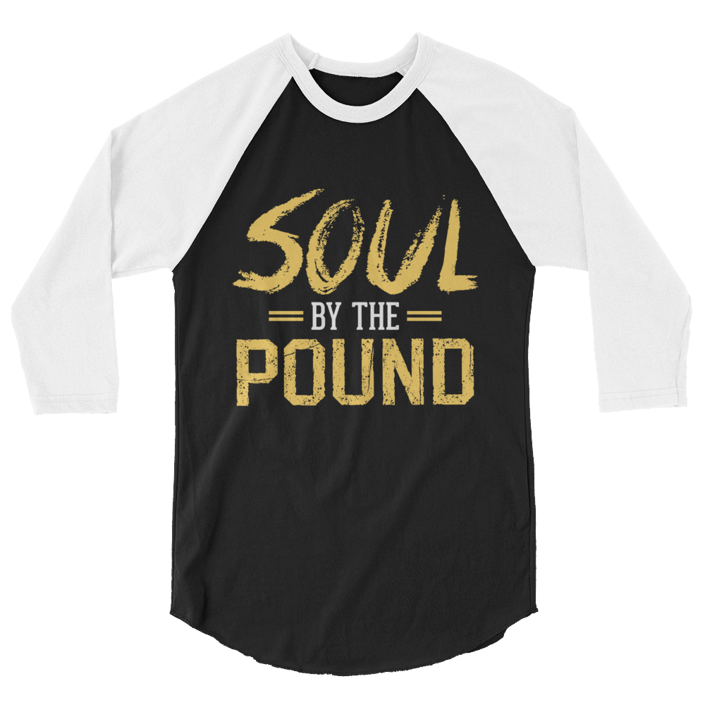 Soul by the Pound 3/4 sleeve raglan unisex shirt - Chocolate Ancestor