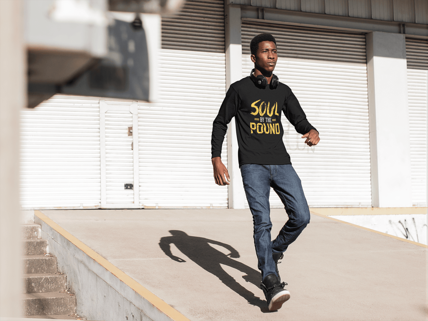 Soul by the Pound Long Sleeve Unisex T-Shirt - Chocolate Ancestor