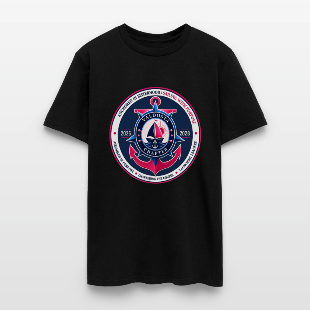 JJOA 2026-2028 Navy Theme Emblem Unisex Shirt - black