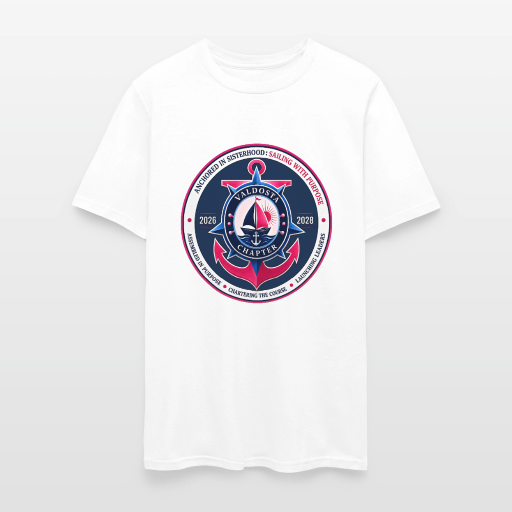 JJOA 2026-2028 Navy Theme Emblem Unisex Shirt - white