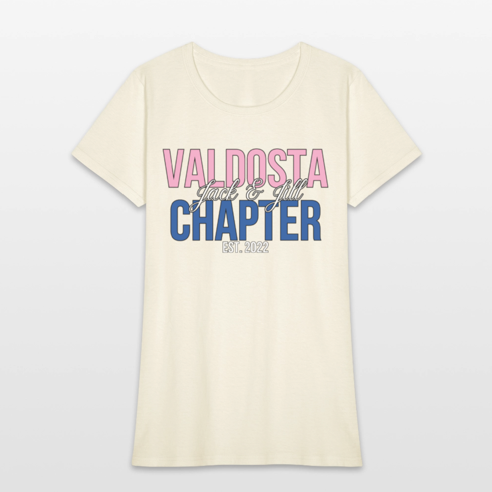 Valdosta Chapter of Jack and Jill Pink and Blue Women's T-Shirt - off white