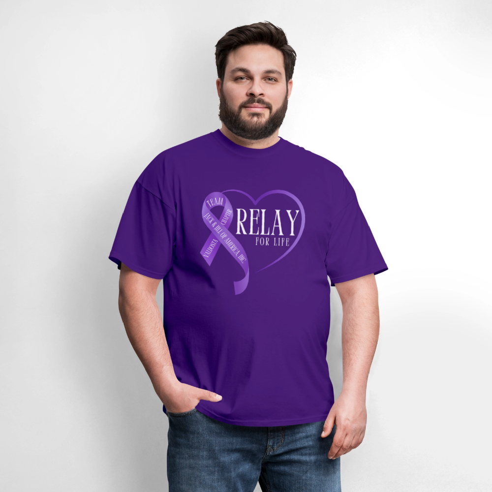 Valdosta JJOA Relay For Life Men's T-Shirt - purple