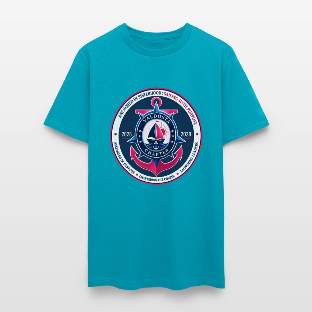 JJOA 2026-2028 Navy Theme Emblem Unisex Shirt - turquoise