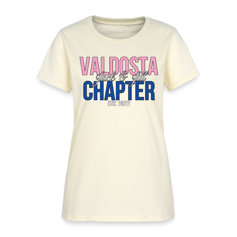 Valdosta Chapter of Jack and Jill Pink and Blue Women's T-Shirt - off white