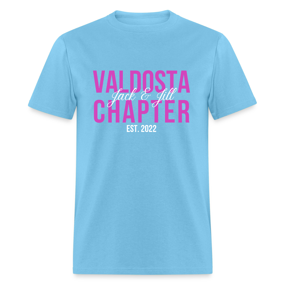 Valdosta Chapter of Jack & Jill Unisex Short Sleeve T-Shirt - aquatic blue