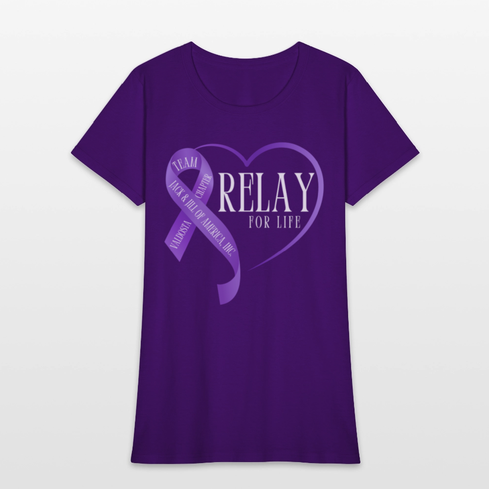 Valdosta JJOA Relay For Life Women's T-Shirt - purple