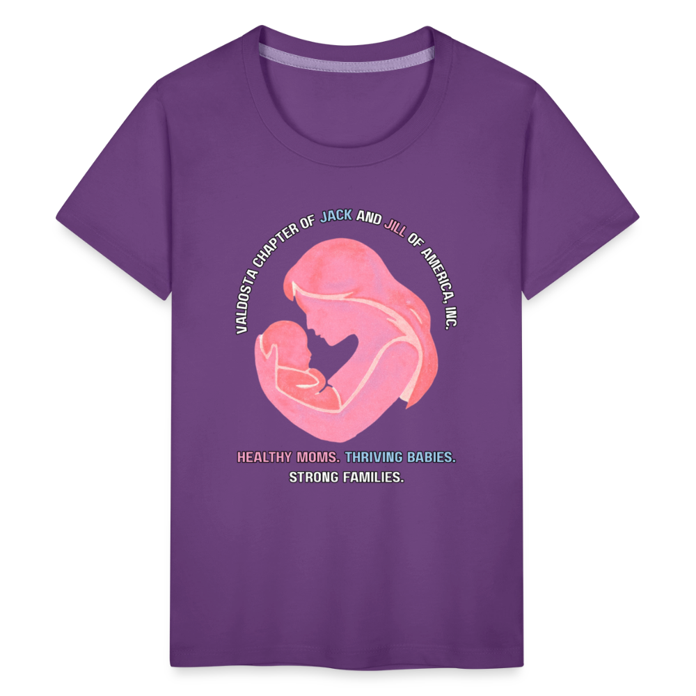 JJOA March of Dimes Kids' Premium T-Shirt - purple