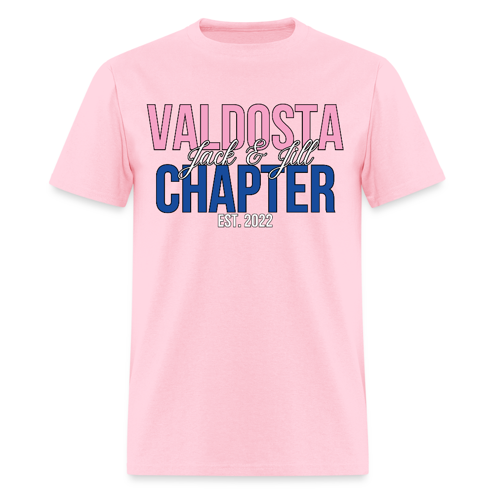 Valdosta Chapter of Jack and Jill (Pink & Blue) Unisex T-Shirt - pink