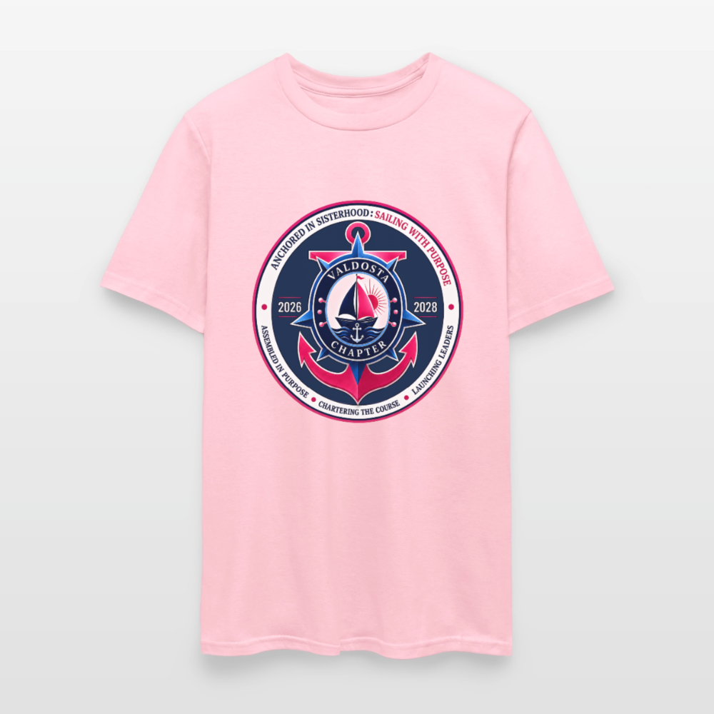 JJOA 2026-2028 Navy Theme Emblem Unisex Shirt - pink