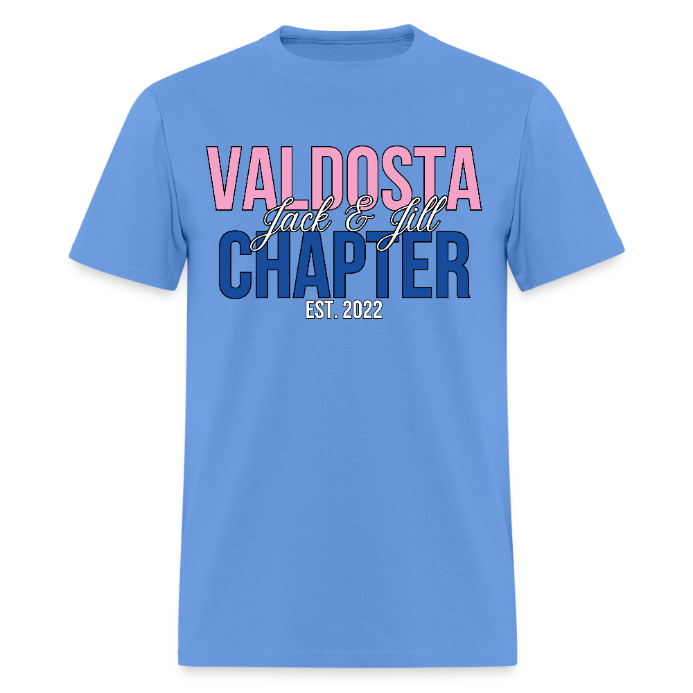 Valdosta Chapter of Jack and Jill (Pink & Blue) Unisex T-Shirt - carolina blue