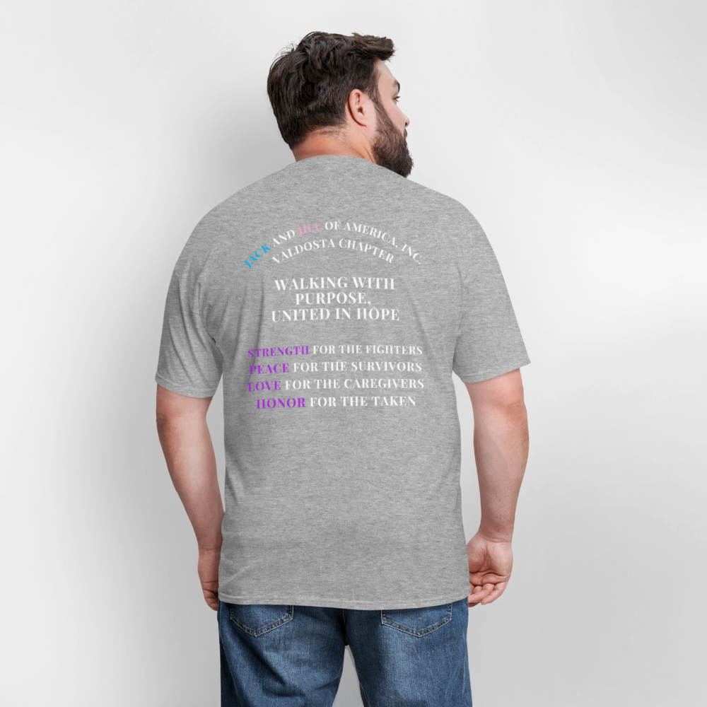 Valdosta JJOA Relay For Life Men's T-Shirt - heather gray