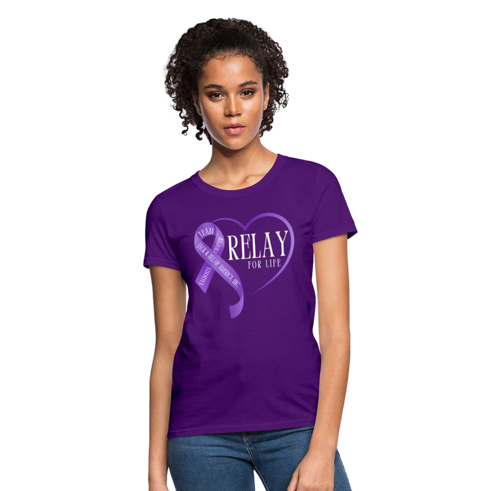 Valdosta JJOA Relay For Life Women's T-Shirt - purple