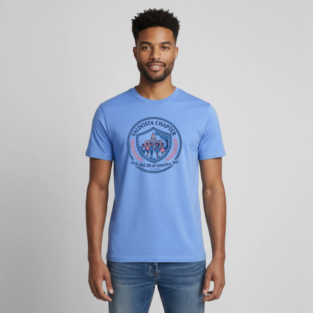Valdosta Chapter JJOA Ultra Cotton Adult T-Shirt - carolina blue