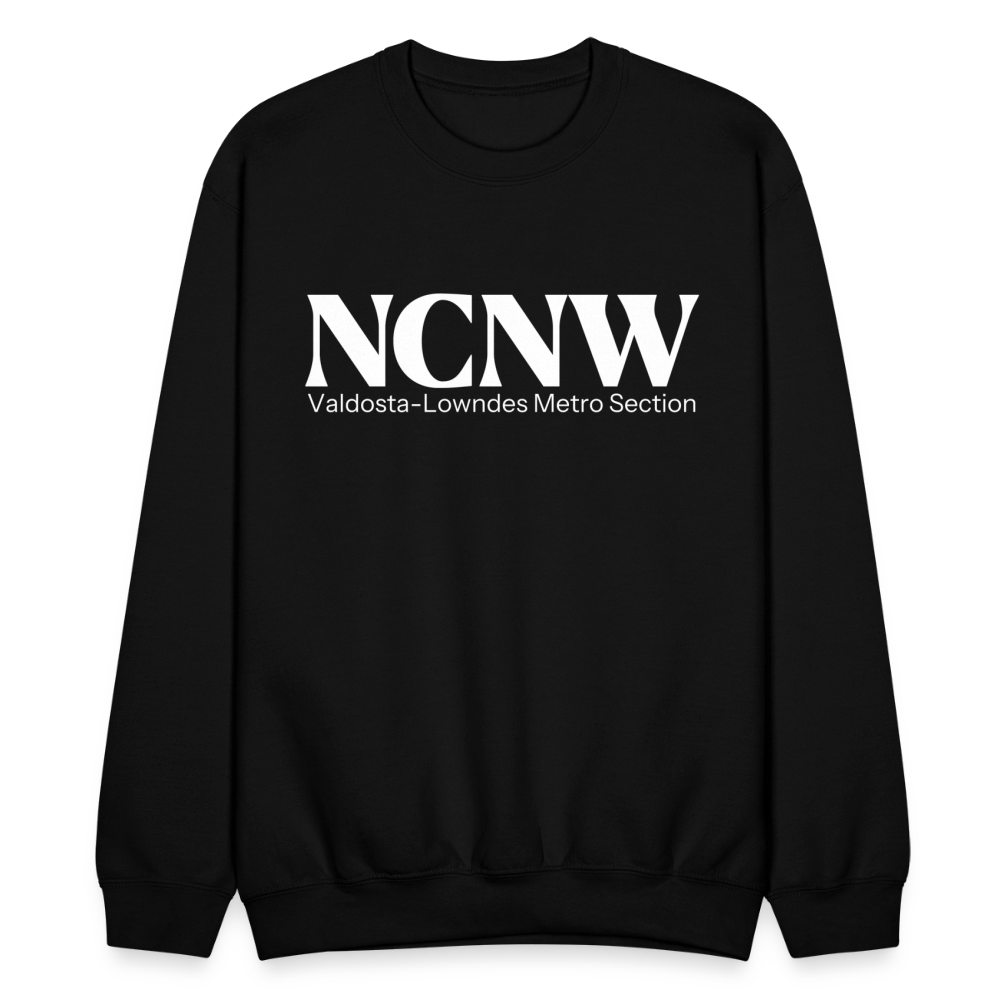 Valdosta-Lowndes Metropolitan Section NCNW Crewneck Sweatshirt - black