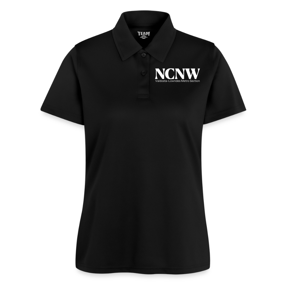 Valdosta-Lowndes Metro Section NCNW Ladies' Command Snag Protection Polo - black