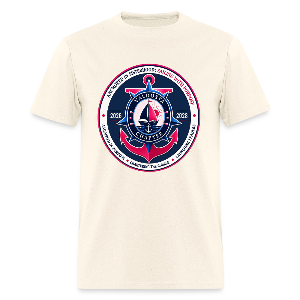 JJOA 2026-2028 Navy Theme Emblem Unisex Shirt - sweet cream heather