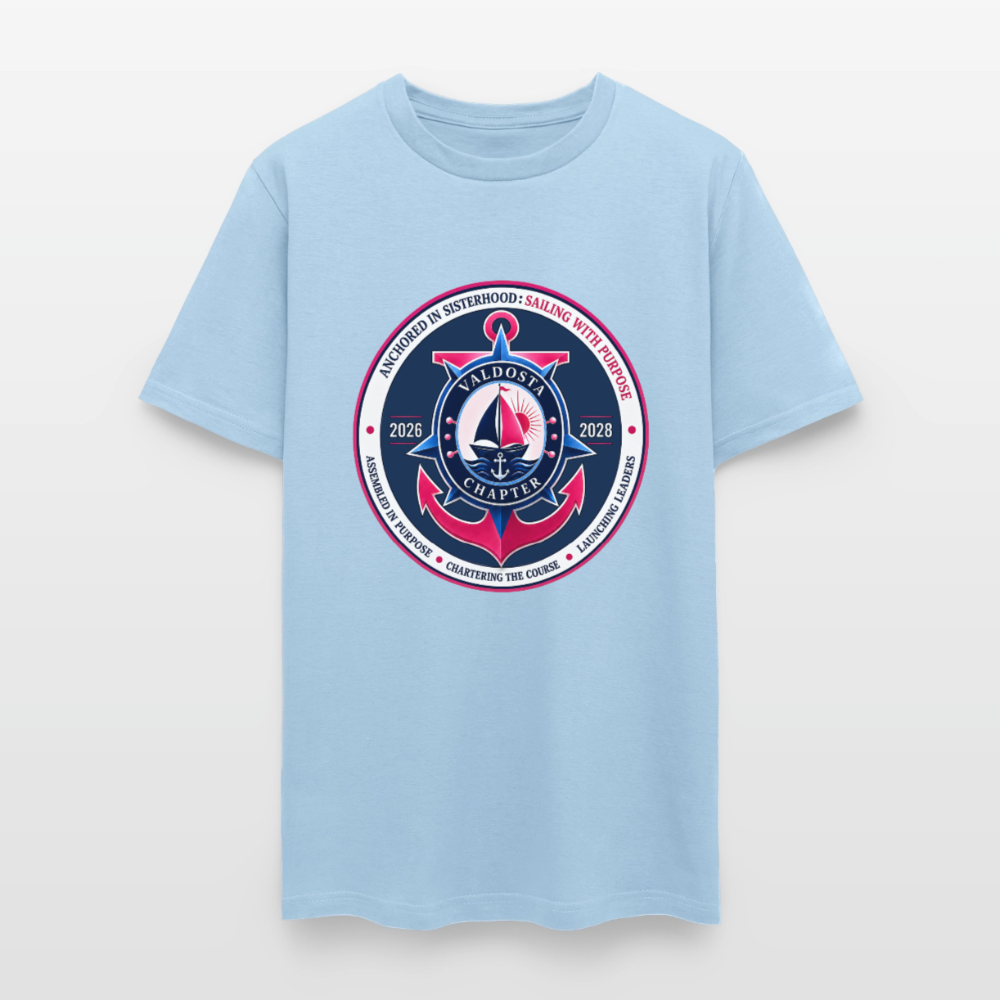 JJOA 2026-2028 Navy Theme Emblem Unisex Shirt - powder blue