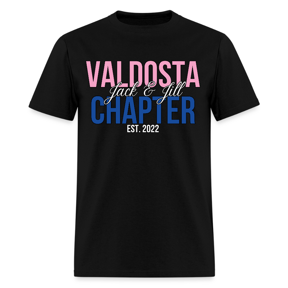 Valdosta Chapter of Jack and Jill (Pink & Blue) Unisex T-Shirt - black
